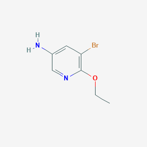 molecular formula C7H9BrN2O B3043679 5-Bromo-6-ethoxypyridin-3-amine CAS No. 90084-73-4
