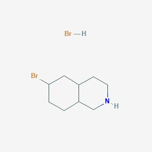 molecular formula C9H17Br2N B3043694 Isoquinoline, 6-bromodecahydro-, hydrobromide (1:1) CAS No. 90435-93-1