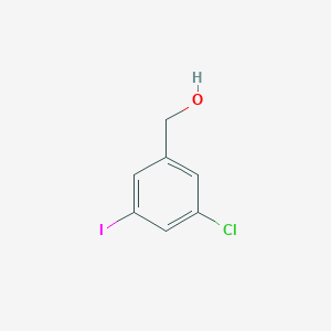 molecular formula C7H6ClIO B3043717 (3-Chloro-5-iodophenyl)methanol CAS No. 912343-40-9