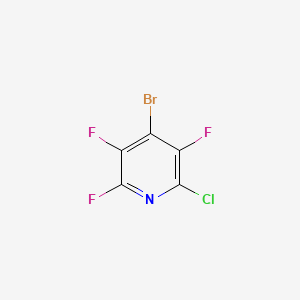 molecular formula C5BrClF3N B3043729 4-Bromo-2-chloro-3,5,6-trifluoropyridine CAS No. 914636-11-6