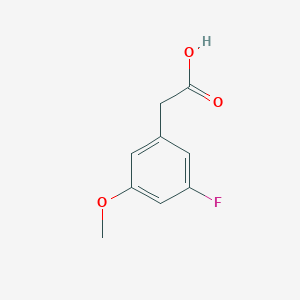 molecular formula C9H9FO3 B3043746 2-(3-Fluoro-5-methoxyphenyl)acetic acid CAS No. 914637-33-5