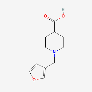 molecular formula C11H15NO3 B3043747 1-(3-Furylmethyl)piperidine-4-carboxylic acid CAS No. 914637-42-6
