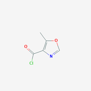 molecular formula C5H4ClNO2 B3043754 5-methyl-1,3-oxazole-4-carbonyl Chloride CAS No. 914637-76-6