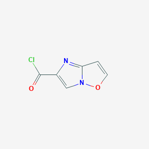 molecular formula C6H3ClN2O2 B3043762 Imidazo[1,2-b]isoxazole-2-carbonyl chloride CAS No. 914637-84-6