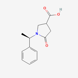 5-oxo-1-[(1R)-1-phenylethyl]pyrrolidine-3-carboxylic acid