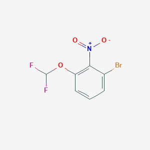 1-Bromo-3-(difluoromethoxy)-2-nitrobenzene