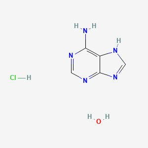 molecular formula C5H8ClN5O B3043774 Adenine hydrochloride hydrate CAS No. 916986-40-8