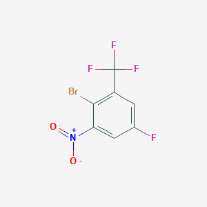 2-Bromo-5-fluoro-1-nitro-3-(trifluoromethyl)benzene