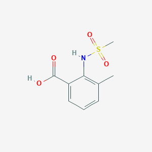 molecular formula C9H11NO4S B3043794 3-Methyl-2-(methylsulfonamido)benzoic acid CAS No. 926206-21-5