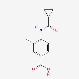 4-[(Cyclopropylcarbonyl)amino]-3-methylbenzoic acid