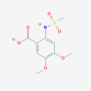 4,5-Dimethoxy-2-(methylsulfonamido)benzoic acid