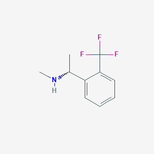 (1R)-N-Methyl-1-[2-(trifluoromethyl)phenyl]ethylamine