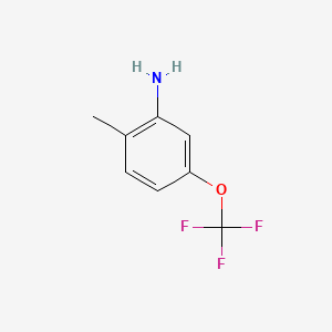 molecular formula C8H8F3NO B3043829 2-Methyl-5-(trifluoromethoxy)aniline CAS No. 933674-93-2