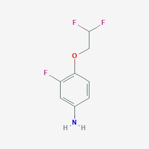 B3043843 4-(2,2-Difluoroethoxy)-3-fluoroaniline CAS No. 937598-60-2