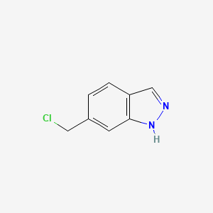 molecular formula C8H7ClN2 B3043874 6-(Chloromethyl)-1H-indazole CAS No. 944898-75-3