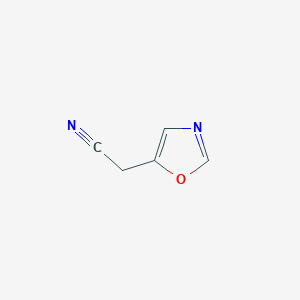 molecular formula C5H4N2O B3043888 Oxazole-5-acetonitrile CAS No. 947771-07-5