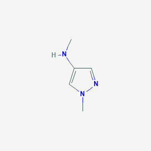 molecular formula C5H9N3 B3043893 N,1-dimethylpyrazol-4-amine CAS No. 948572-94-9