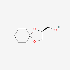 molecular formula C9H16O3 B3043926 D-alpha,beta-Cyclohexylideneglycerol CAS No. 95335-91-4