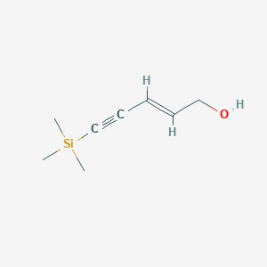 5-(Trimethylsilyl)pent-2-EN-4-YN-1-OL