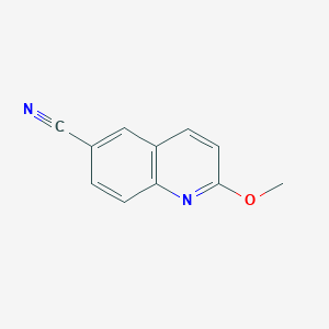 molecular formula C11H8N2O B3044013 2-Methoxyquinoline-6-carbonitrile CAS No. 99471-68-8