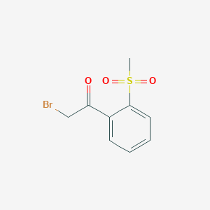 Ethanone, 2-bromo-1-[2-(methylsulfonyl)phenyl]-