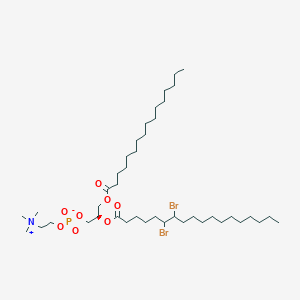 molecular formula C42H82Br2NO8P B3044041 Ethanaminium, 2-[[[(2R)-2-[(6,7-dibromo-1-oxooctadecyl)oxy]-3-[(1-oxohexadecyl)oxy]propoxy]hydroxyphosphinyl]oxy]-N,N,N-trimethyl-, inner salt CAS No. 324054-50-4