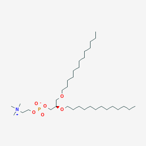 [(2R)-2,3-di(tridecoxy)propyl] 2-(trimethylazaniumyl)ethyl phosphate
