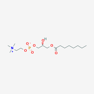 molecular formula C16H34NO7P B3044058 1-辛酰基-sn-甘油-3-磷酸胆碱 CAS No. 45287-18-1