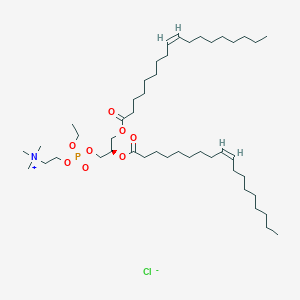 2-[[(2R)-2,3-Bis[[(Z)-octadec-9-enoyl]oxy]propoxy]-ethoxyphosphoryl]oxyethyl-trimethylazanium;chloride