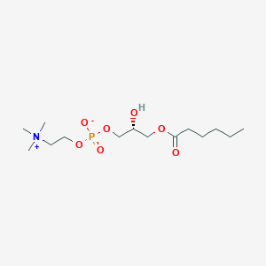 molecular formula C14H30NO7P B3044069 1-Hexanoyl-sn-glycero-3-phosphocholine CAS No. 58445-96-8