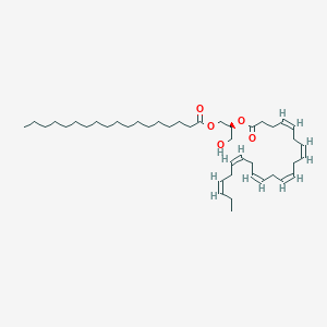 molecular formula C43H72O5 B3044074 1-Stearoyl-2-docosahexaenoyl-sn-glycerol CAS No. 65886-80-8