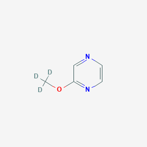 molecular formula C5H6N2O B3044146 2-甲氧基-d3-吡嗪 CAS No. 32046-21-2