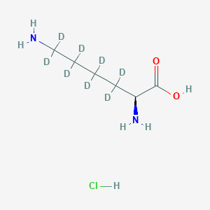 molecular formula C6H15ClN2O2 B3044152 L-赖氨酸-3,3,4,4,5,5,6,6-D8 hcl CAS No. 344298-93-7