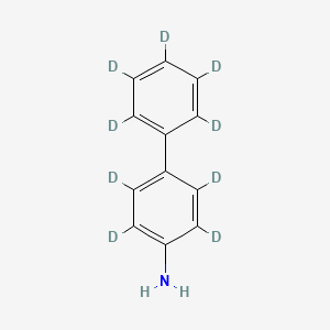 molecular formula C12H11N B3044153 4-氨基联苯 D9 CAS No. 344298-96-0