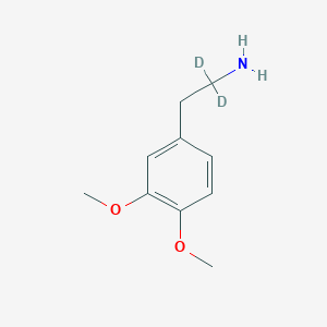 molecular formula C10H15NO2 B3044165 2-(3,4-二甲氧基苯基)乙基-1,1-D2-胺 CAS No. 37699-47-1
