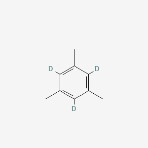molecular formula C9H12 B3044167 1,3,5-三甲苯-2,4,6-D3 CAS No. 38574-14-0