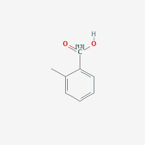 molecular formula C8H8O2 B3044200 o-Toluic acid-13C CAS No. 70838-82-3