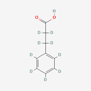 molecular formula C9H10O2 B3044231 Hydrocinnamic acid-d9 CAS No. 93131-15-8