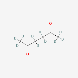 molecular formula C6H10O2 B3044239 2,5-Hexanedione-D10 CAS No. 97135-07-4