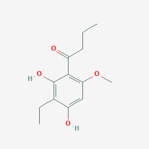 1-(3-Ethyl-2,4-dihydroxy-6-methoxyphenyl)butan-1-one