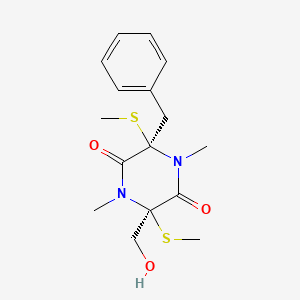 molecular formula C16H22N2O3S2 B3044250 Gliovictin CAS No. 52080-06-5