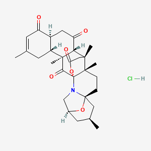 molecular formula C29H38ClNO6 B3044251 Norzoanthamine hydrochloride CAS No. 208171-12-4