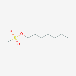 molecular formula C8H18O3S B3044264 Heptyl methanesulfonate CAS No. 16156-51-7