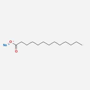 molecular formula C13H26NaO2 B3044290 Tridecanoic acid, sodium salt (1:1) CAS No. 3015-50-7