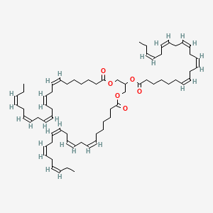 molecular formula C69H104O6 B3044295 Glyceryl triclupanodonate CAS No. 370066-49-2