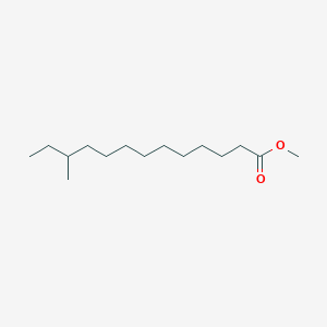 molecular formula C15H30O2 B3044305 Methyl 11-methyltridecanoate CAS No. 5487-62-7