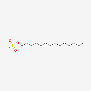 molecular formula C15H32O3S B3044311 Tetradecyl methane sulfonate CAS No. 6222-16-8