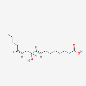 molecular formula C18H32O3 B3044324 10-Hydroxy-8(E),12(Z)-octadecadienoic acid CAS No. 82846-48-8