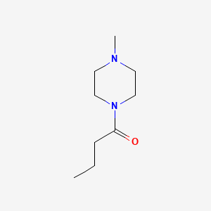 molecular formula C9H18N2O B3044356 1-(4-Methylpiperazin-1-yl)butan-1-one CAS No. 10001-51-1