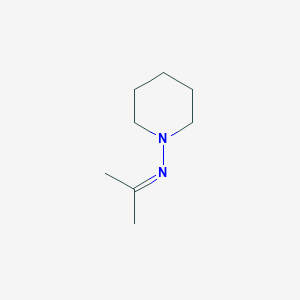 molecular formula C8H16N2 B3044374 N-(Piperidin-1-yl)propan-2-imine CAS No. 100033-59-8